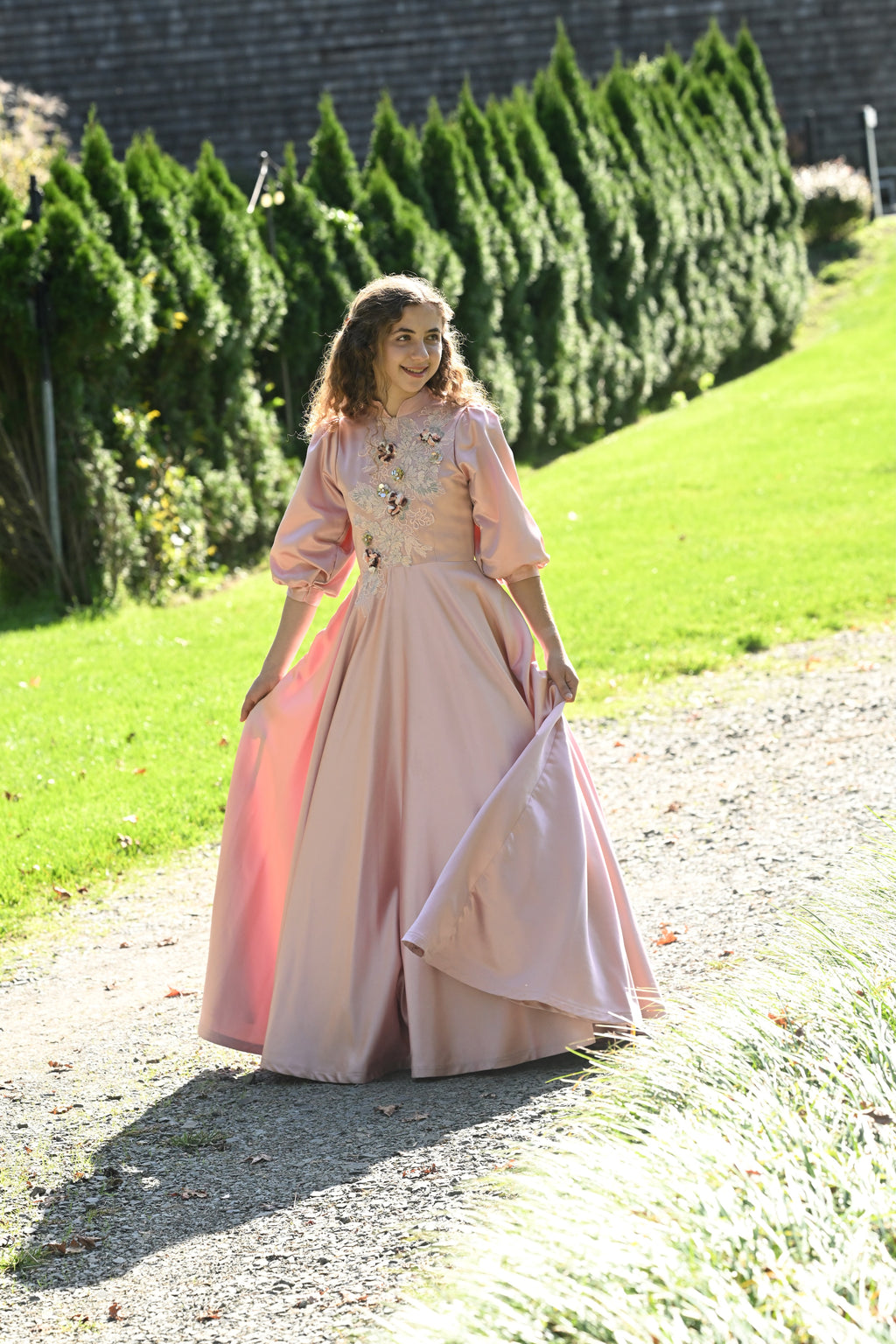 Mauve Satinflair Teen