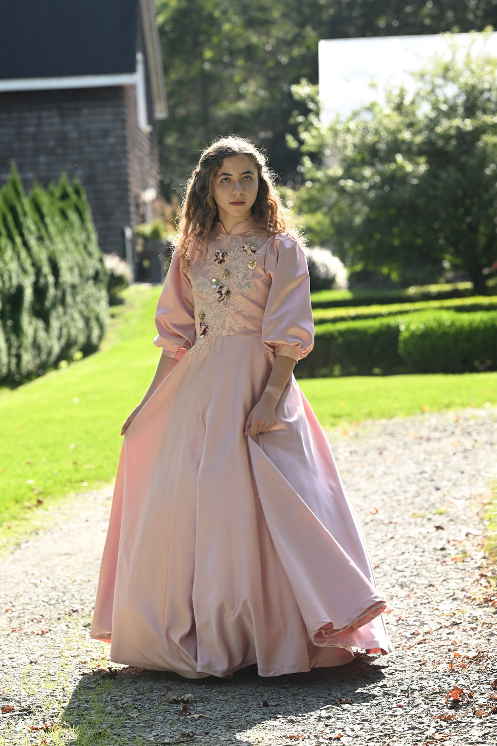 Mauve Satinflair Teen