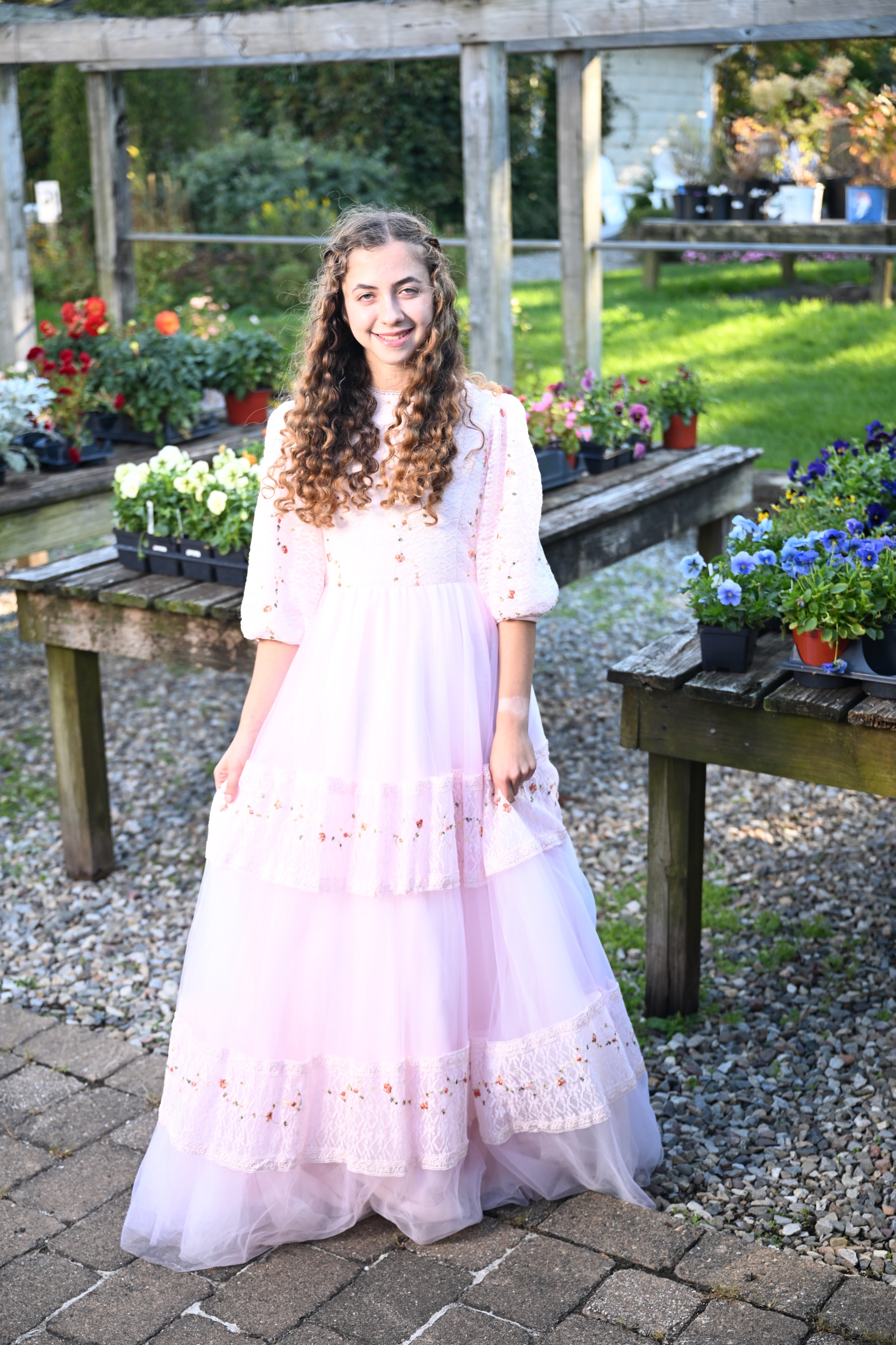 Pink Garden Lace Teen