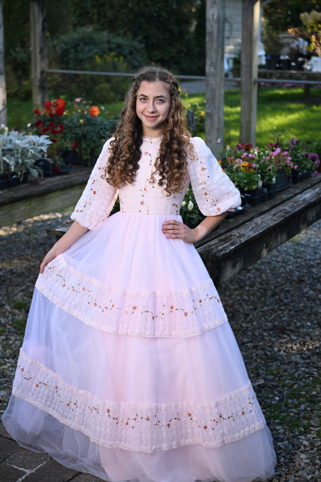 Pink Garden Lace Teen