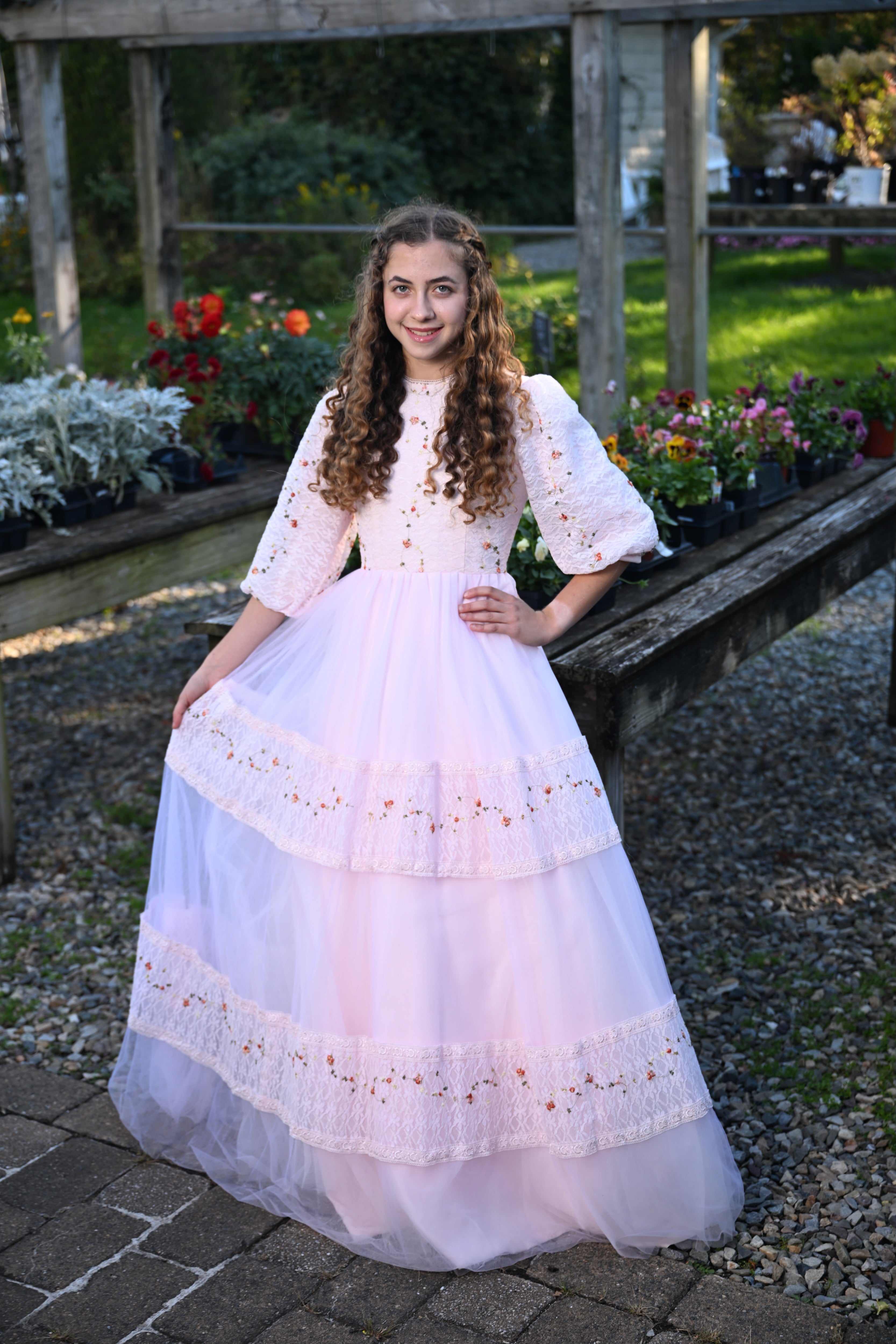 Pink Garden Lace Teen