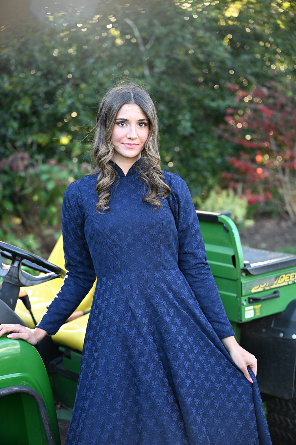 Navy Blue Laceveil Teen
