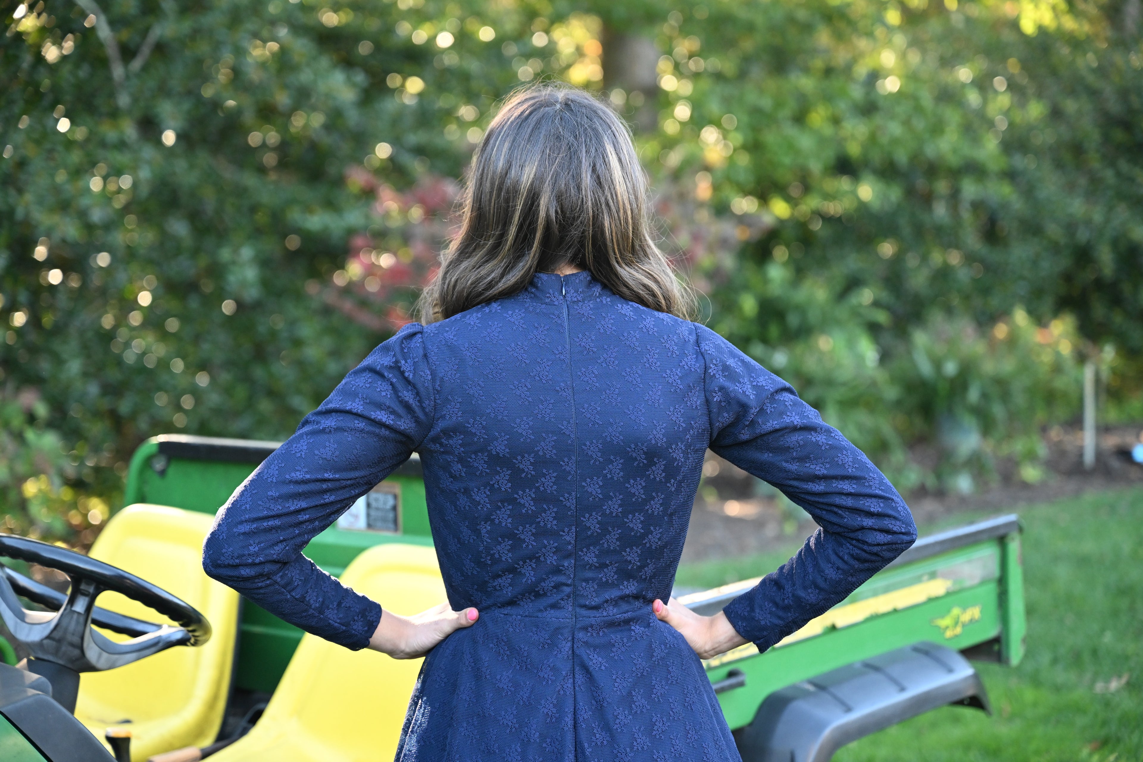 Navy blue Laceveil Teen