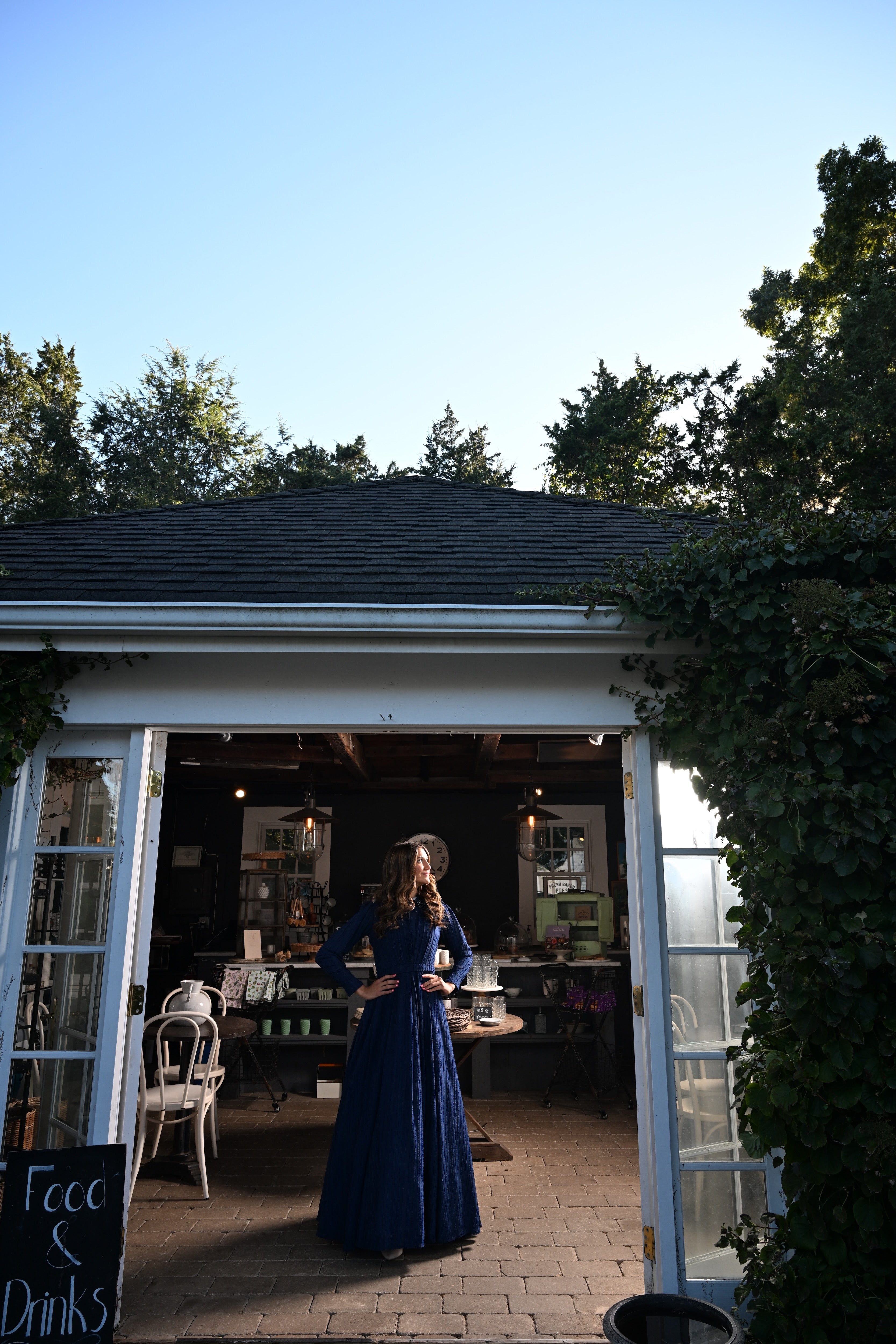 Blue Chiffon Shirtwaist Teen