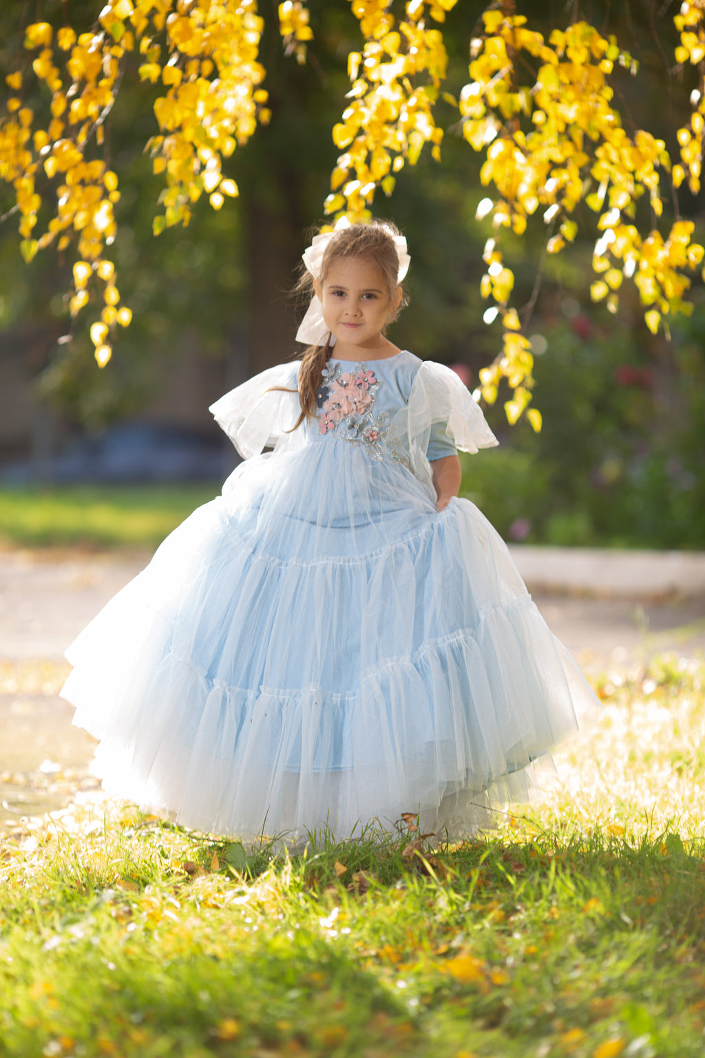 Light Blue Basic Tulle
