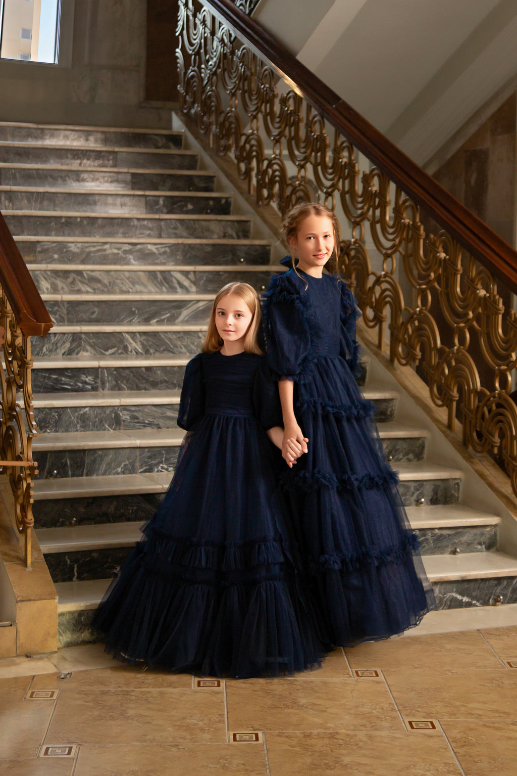 Navy Blue Basic Tulle