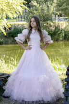 Pink Sparkling Frills Teen