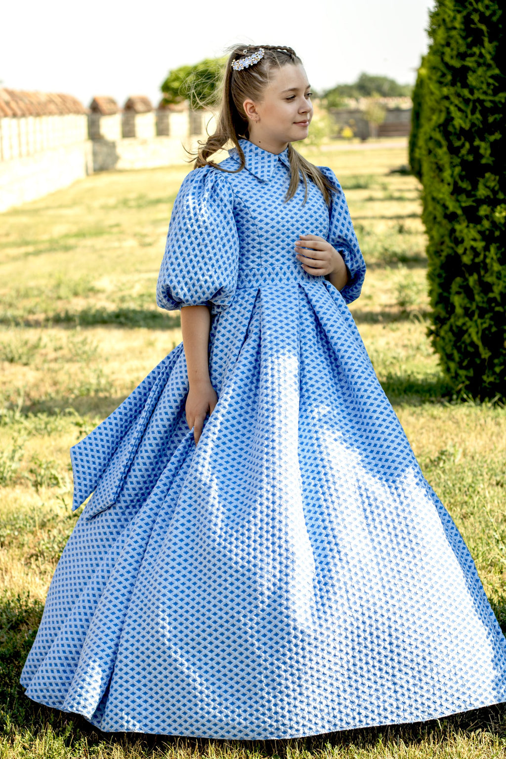 Blue Honeycomb Textured Teen