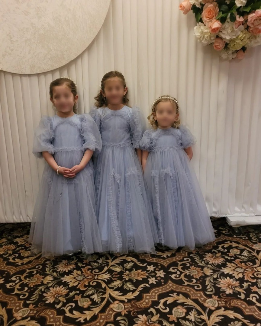 Customer Picture of Kids Periwinkle Gowns