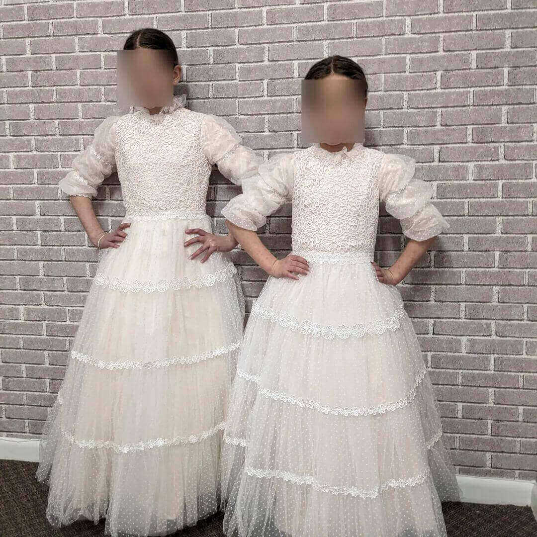 Customer Pictures White Gown