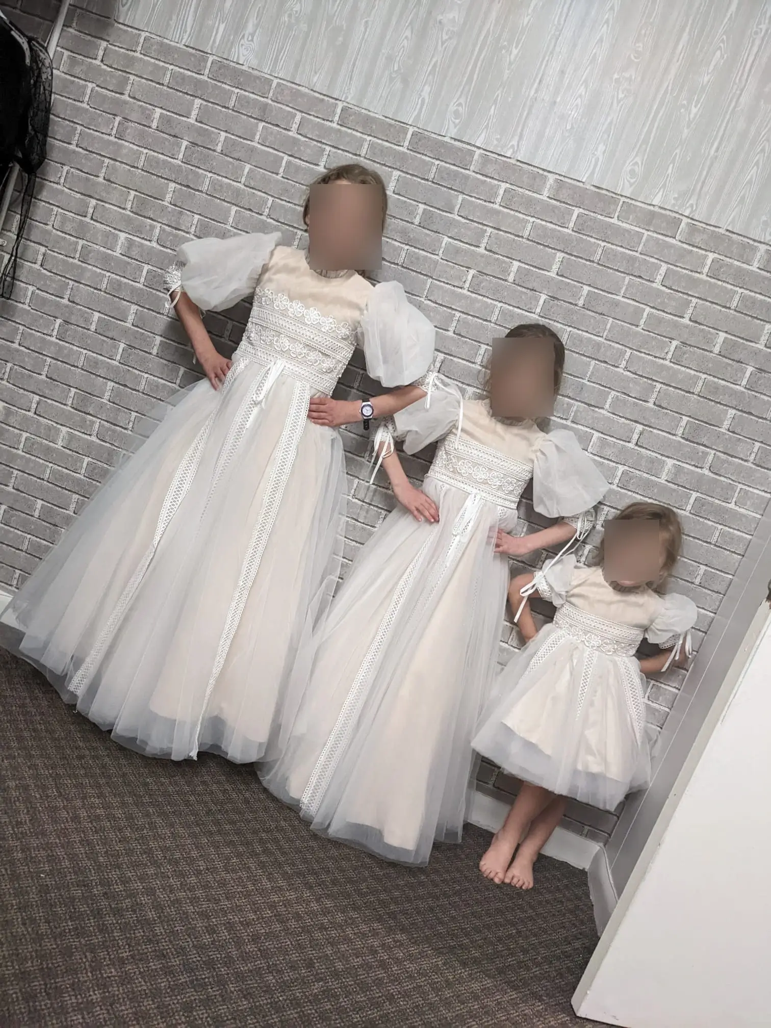 Customer Picture of children White Gowns