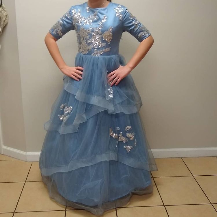 Chlidren Blue Gown