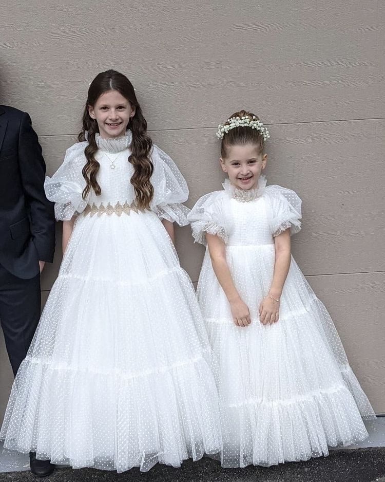 Children Best White Gowns