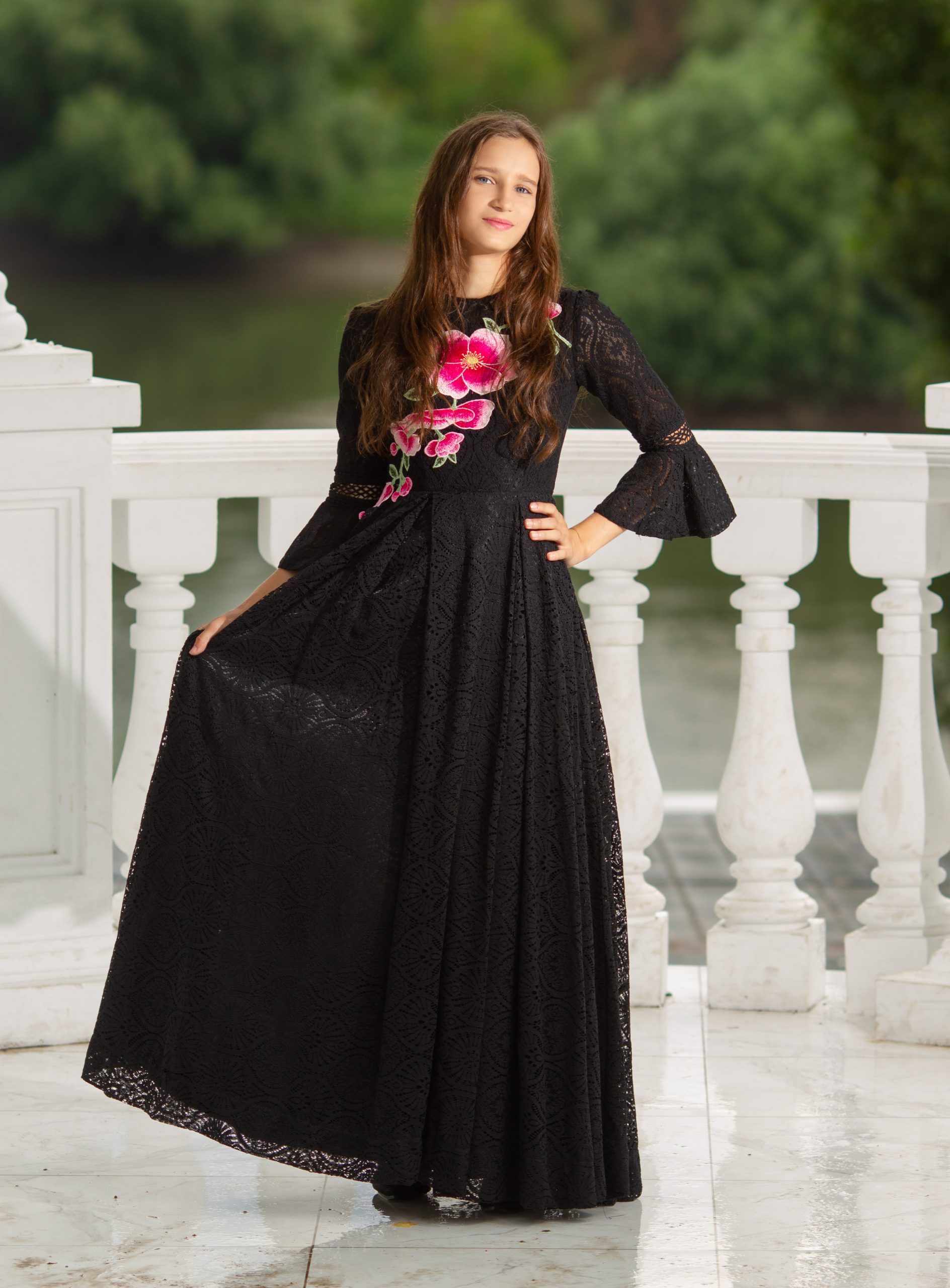 Fuchsia Fusion - Papillon Gown