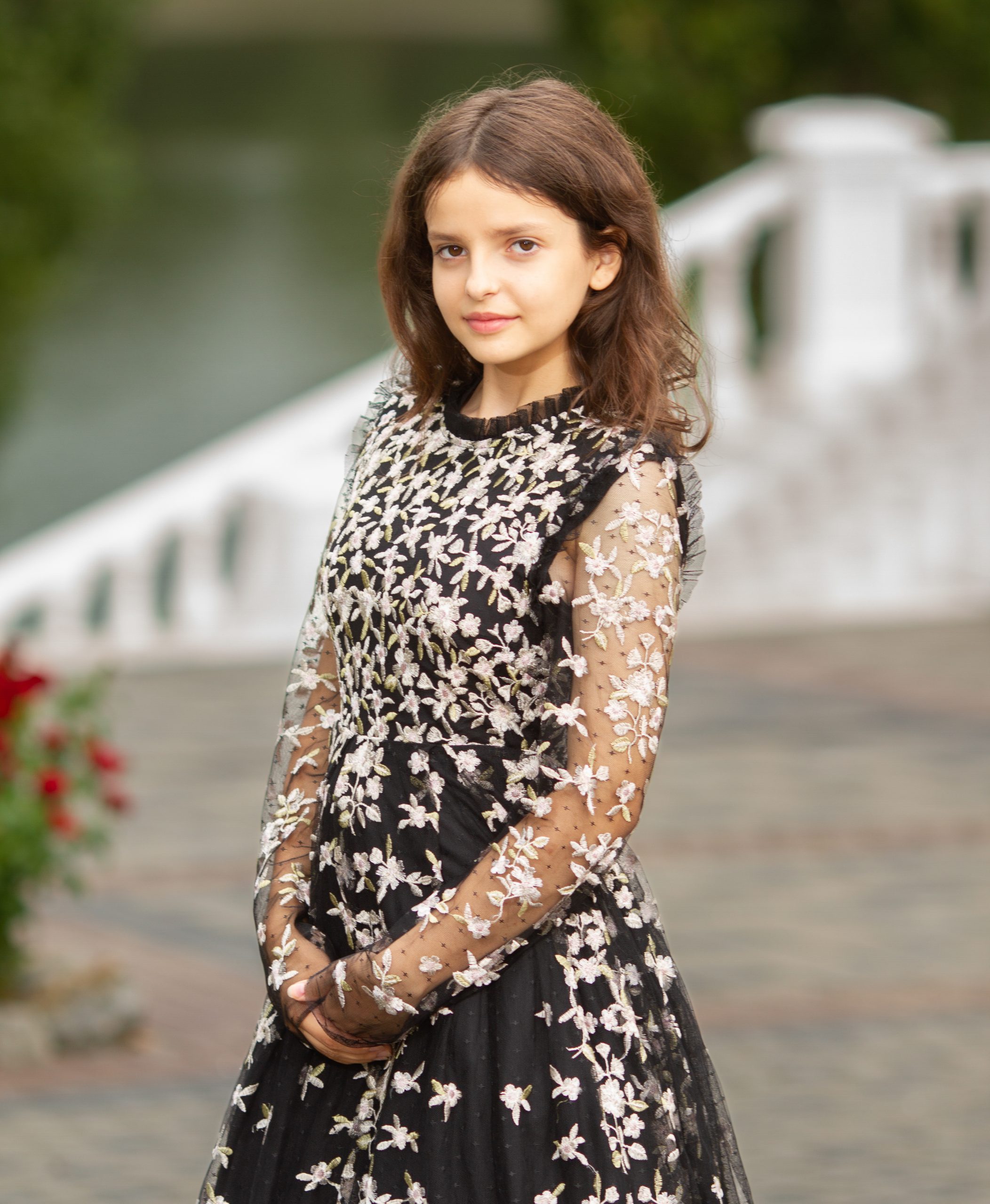 Gold on Black Tapestry - Papillon Gowns