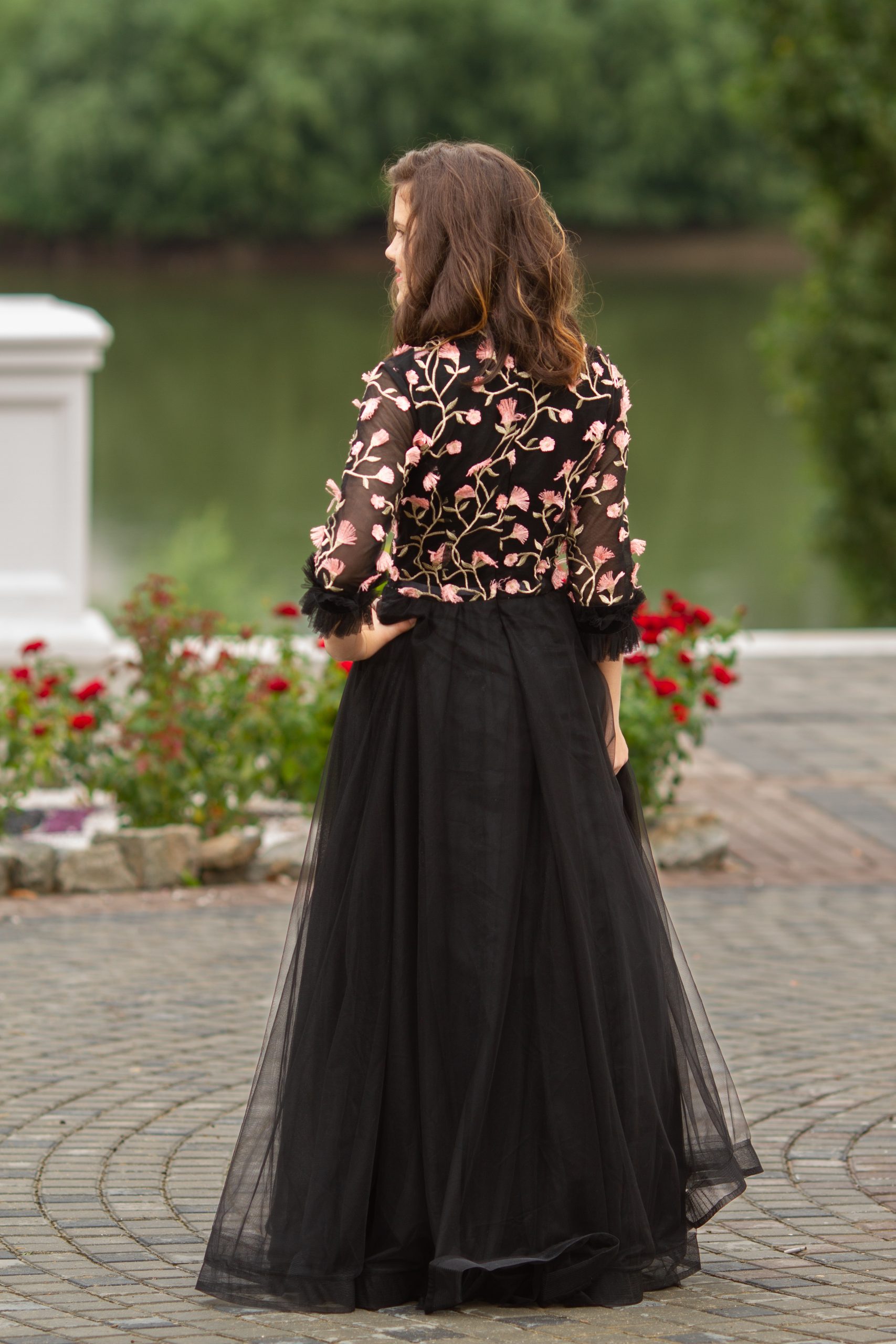 Pink and Gold Midnight - Papillon Gowns