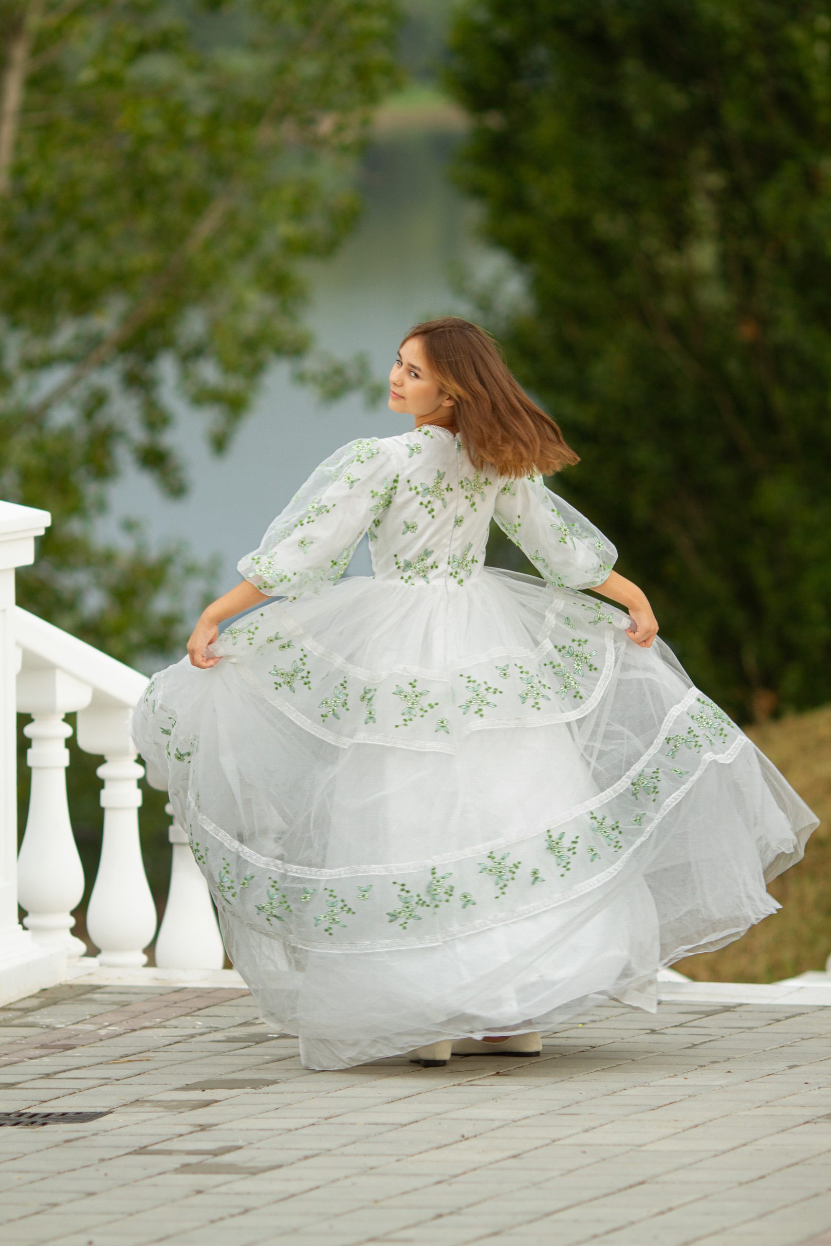 Blossom Embroidered Teen - Papillon Gown