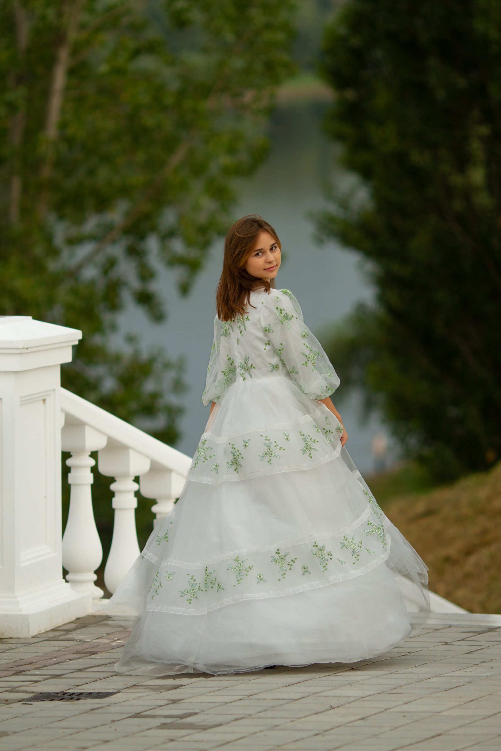 Blossom Embroidered Teen - Papillon Gown