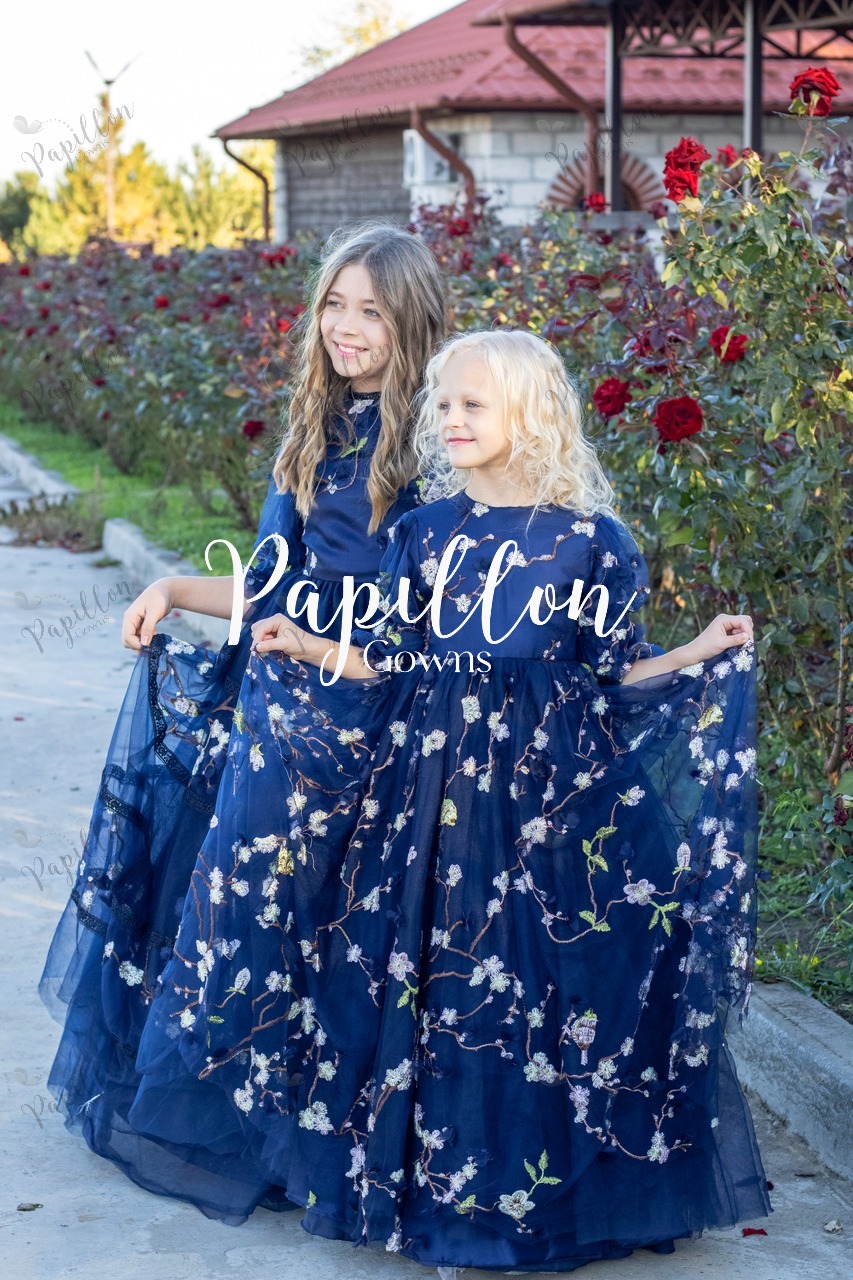 Papillon Gowns Midnight Blooms Dress