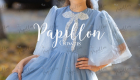 Papillon Gowns Slate Blue Basic Tulle