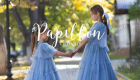 Papillon Gowns Slate Blue Basic Tulle