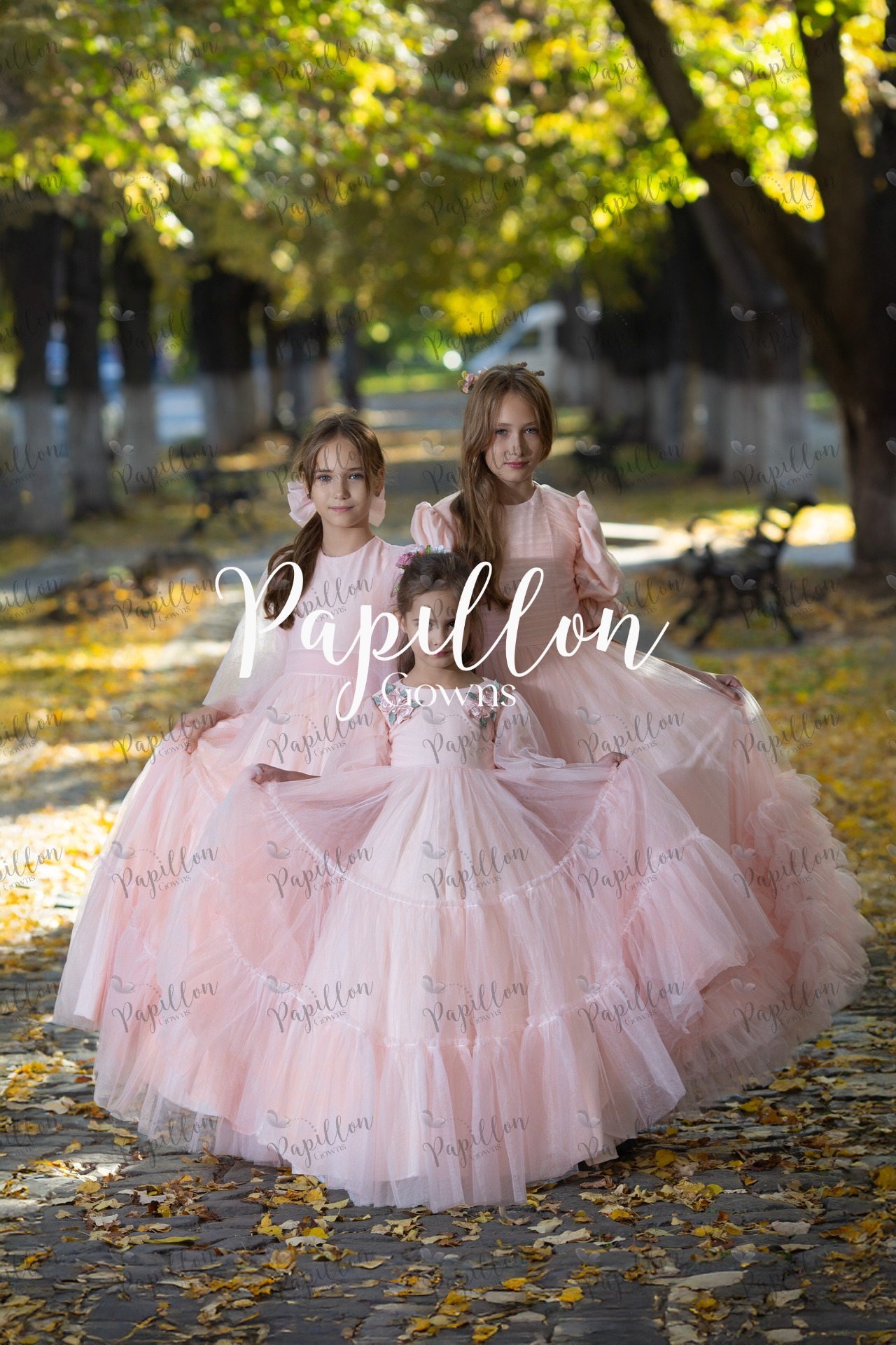 Papillon Gowns Blush Pink Basic Tulle