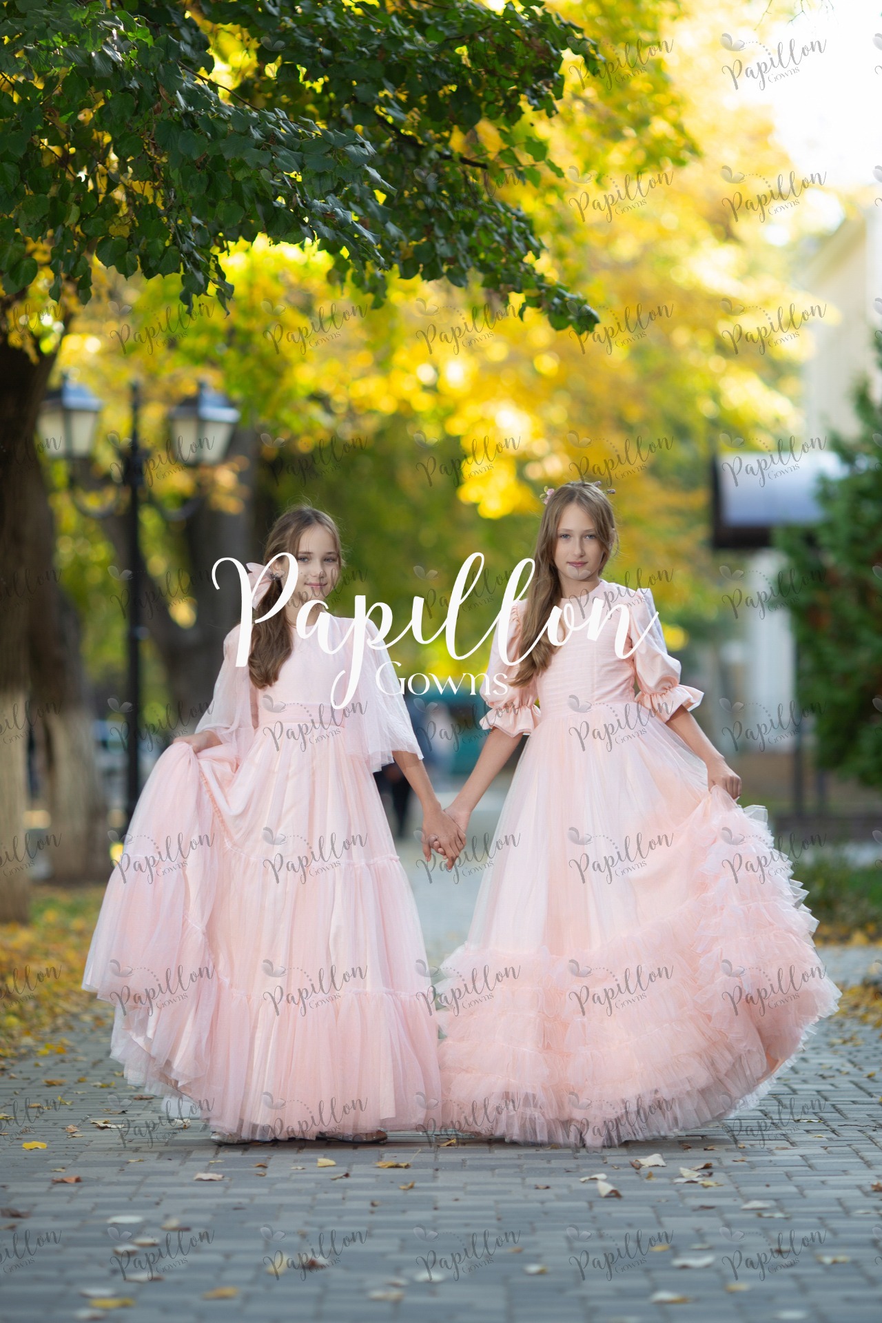 Papillon Gowns Blush Pink Basic Tulle
