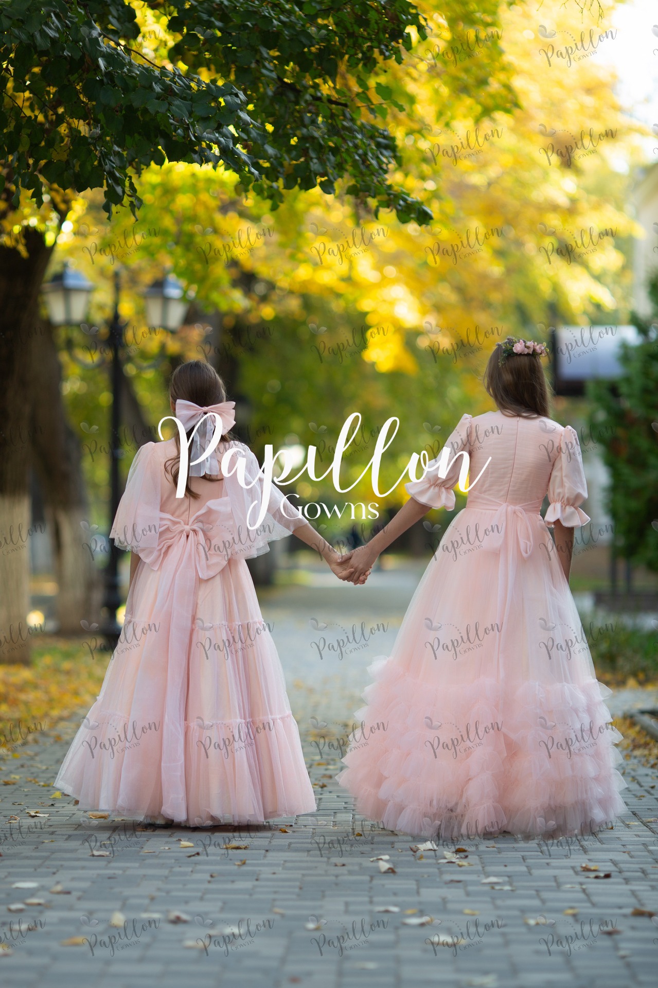 Papillon Gowns Blush Pink Basic Tulle