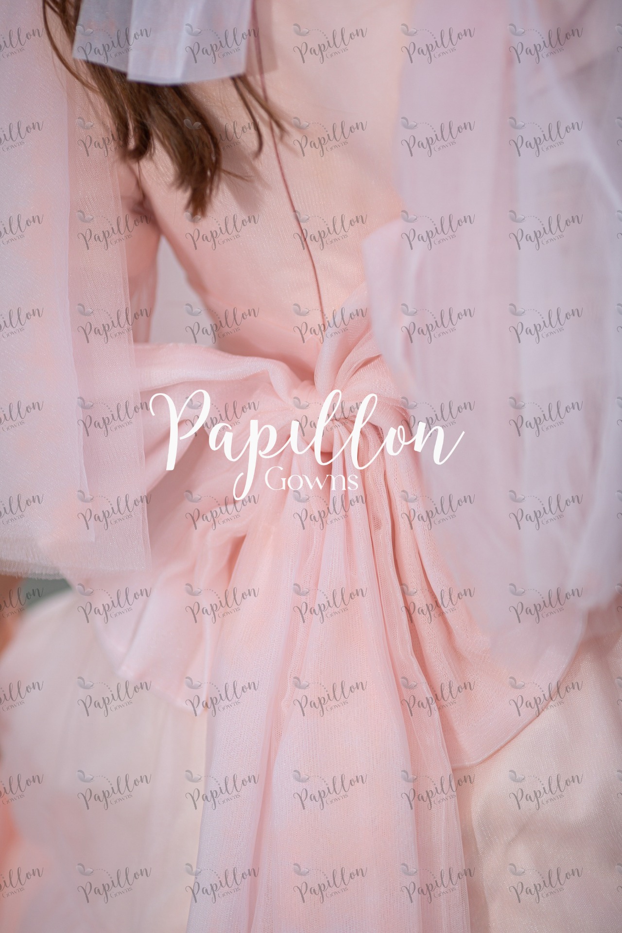 Papillon Gowns Blush Pink Basic Tulle