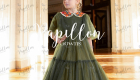 Papillon Gowns Olive Green Basic Tulle