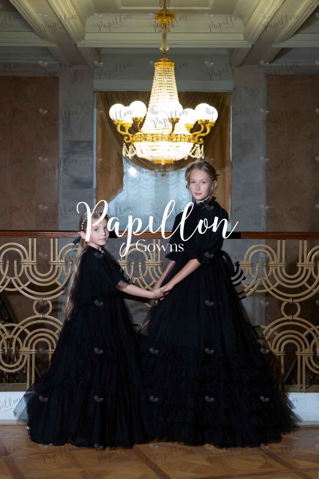 Papillon Gowns Black Basic Tulle