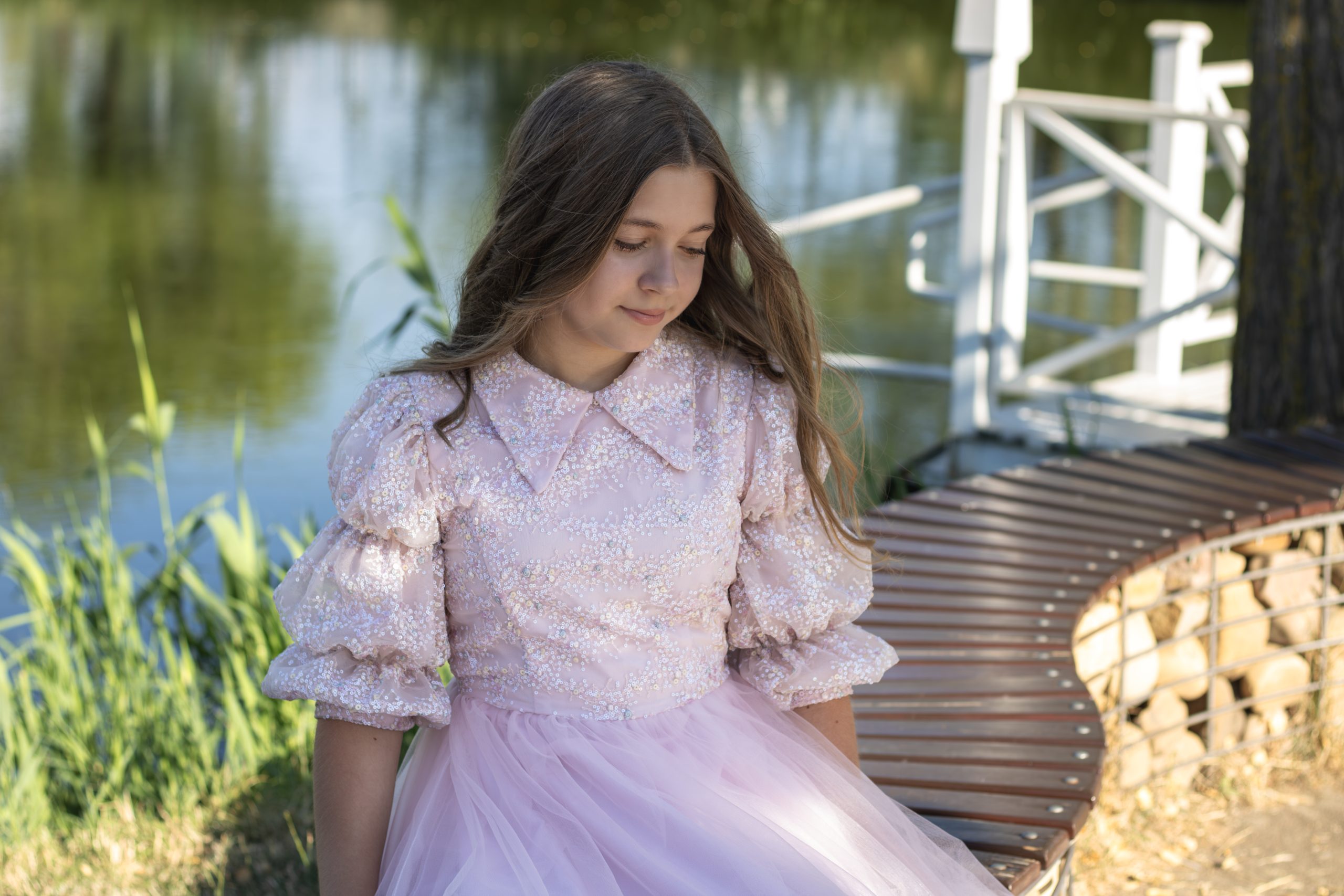 Pink Sparkling Frills