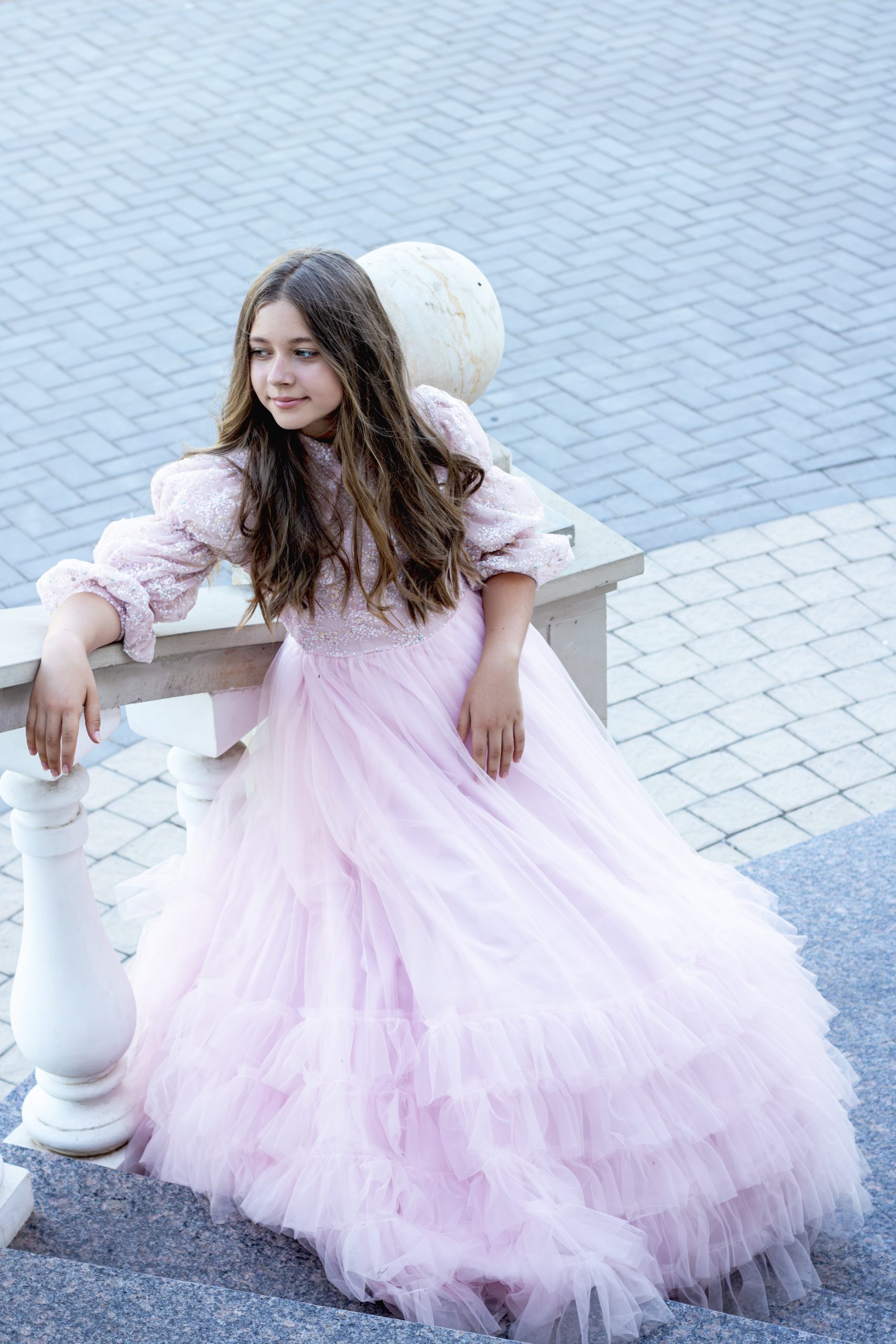 Pink Sparkling Frills