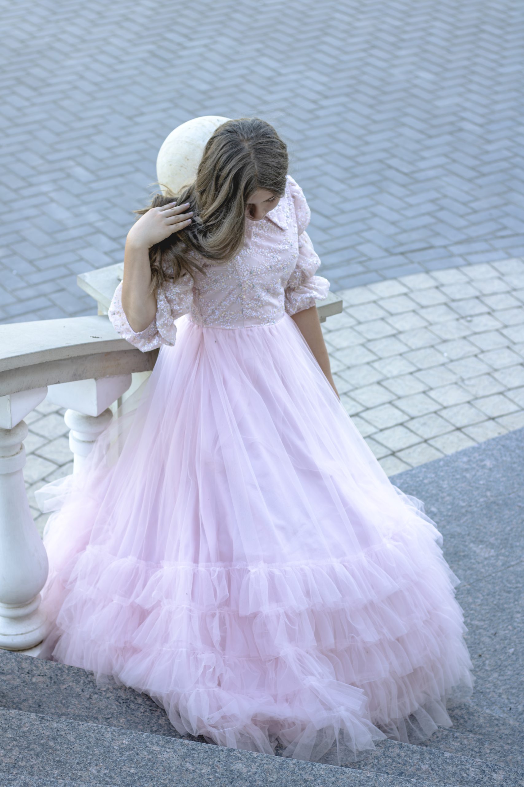Pink Sparkling Frills