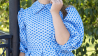 Blue Honeycomb Textured