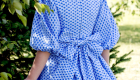 Blue Honeycomb Textured