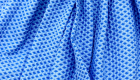 Blue Honeycomb Textured