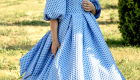 Blue Honeycomb Textured